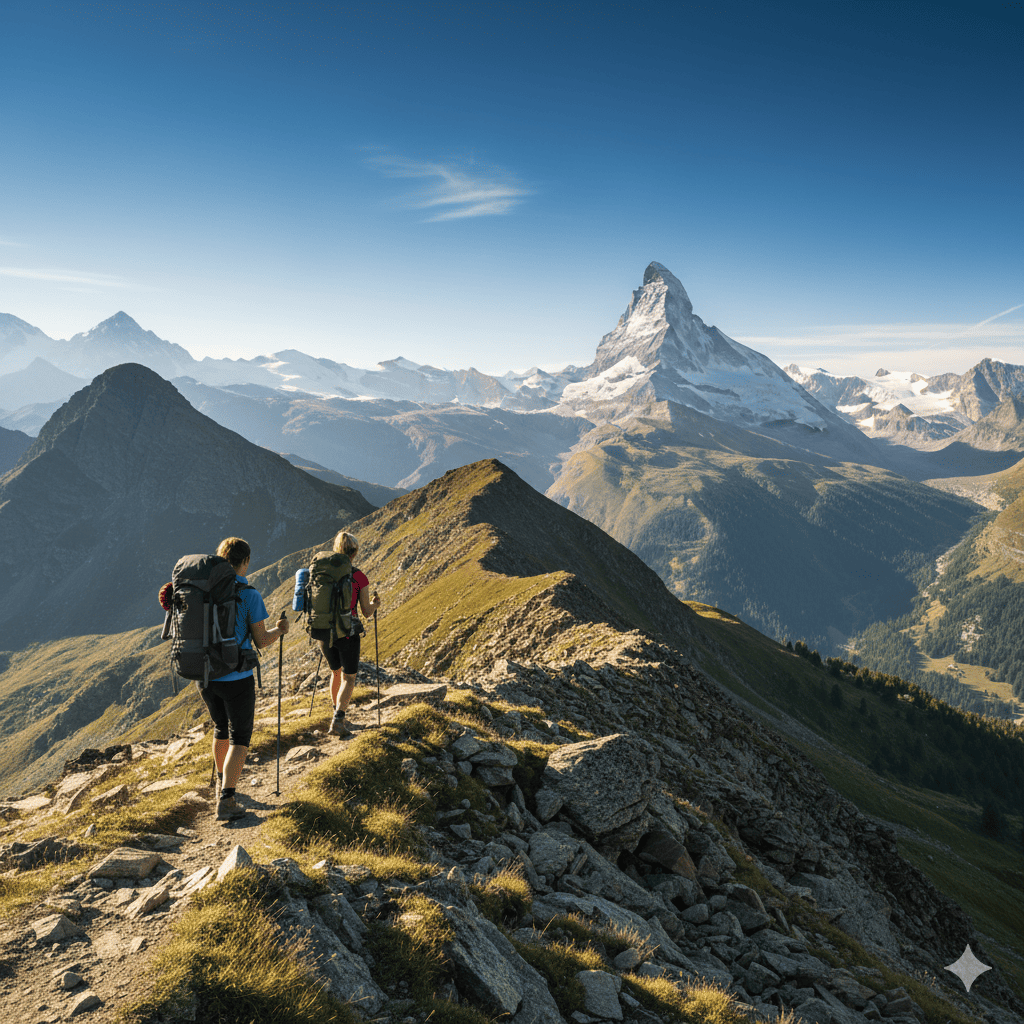 Hiking the Swiss Alps